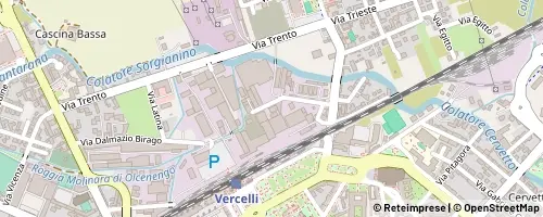 Mappa Vercelli