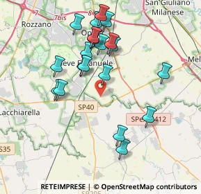 Mappa Via Cascina Pizzabrasa, 27010 Siziano PV, Italia (3.7465)