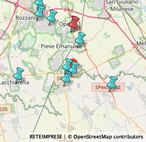 Mappa Via Cascina Pizzabrasa, 27010 Siziano PV, Italia (4.03091)