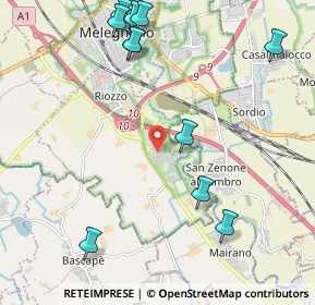 Mappa Via Alessandrini, 20070 Cerro al Lambro MI, Italia (2.59818)