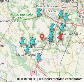 Mappa Granarolo Stabilimento Produttivo di Vernate, 20080 Vernate MI, Italia (6.70154)