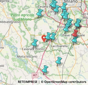 Mappa Granarolo Stabilimento Produttivo di Vernate, 20080 Vernate MI, Italia (9.4895)