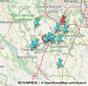 Mappa Granarolo Stabilimento Produttivo di Vernate, 20080 Vernate MI, Italia (5.11727)