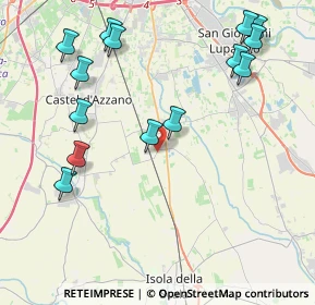 Mappa Via Monsignore Comboni, 37060 Buttapietra VR, Italia (4.845)