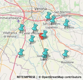 Mappa Via Monsignore Comboni, 37060 Buttapietra VR, Italia (7.03273)