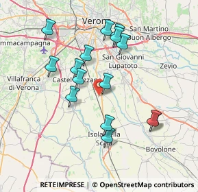 Mappa Via Monsignore Comboni, 37060 Buttapietra VR, Italia (7.072)
