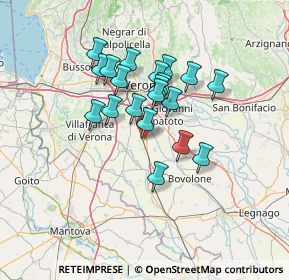 Mappa Via Monsignore Comboni, 37060 Buttapietra VR, Italia (10.716)