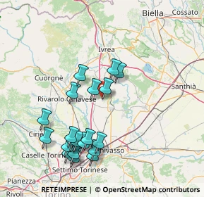 Mappa Vicolo Albana, 10010 Orio Canavese TO, Italia (15.9875)