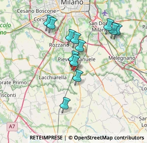 Mappa Strada Provinciale, 20084 Lacchiarella MI, Italia (6.56833)