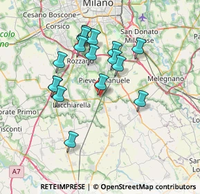 Mappa Strada Provinciale, 20084 Lacchiarella MI, Italia (6.58941)