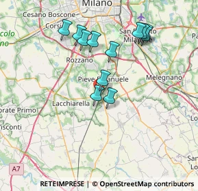 Mappa Strada Provinciale, 20084 Lacchiarella MI, Italia (7.025)