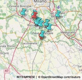 Mappa Strada Provinciale, 20084 Lacchiarella MI, Italia (5.91167)