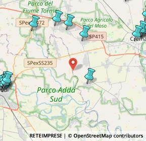 Mappa Via Cascina Colombare, 26010 Chieve CR, Italia (7.119)