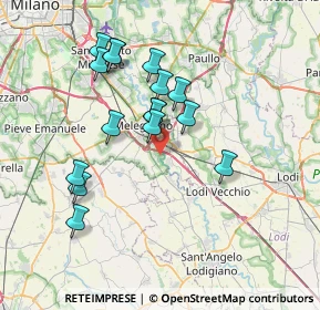 Mappa SS per, 20070 Cerro al Lambro MI, Italia (6.6825)