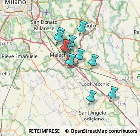 Mappa SS per, 20070 Cerro al Lambro MI, Italia (5.21818)