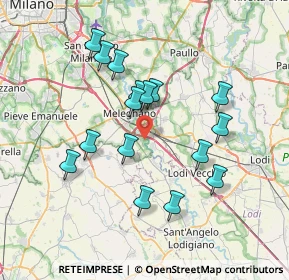 Mappa SS per, 20070 Cerro al Lambro MI, Italia (6.75938)