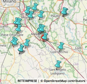 Mappa SS per, 20070 Cerro al Lambro MI, Italia (8.4895)