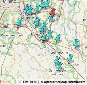 Mappa SS per, 20070 Cerro al Lambro MI, Italia (8.201)