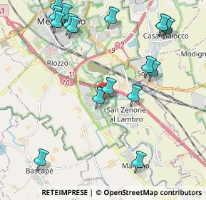 Mappa SS per, 20070 Cerro al Lambro MI, Italia (2.51471)