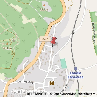 Mappa Via ivrea 12, 10010 Candia Canavese, Torino (Piemonte)