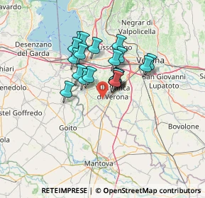 Mappa Via Morando, 37069 Quaderni VR, Italia (9.8575)