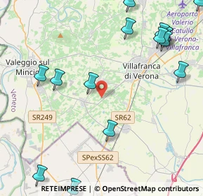 Mappa Via Morando, 37069 Quaderni VR, Italia (6.02875)