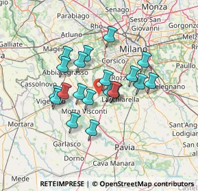 Mappa Via Guglielmo Marconi, 20080 Vernate MI, Italia (10.771)