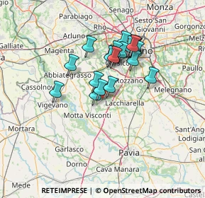 Mappa Via Guglielmo Marconi, 20080 Vernate MI, Italia (10.852)