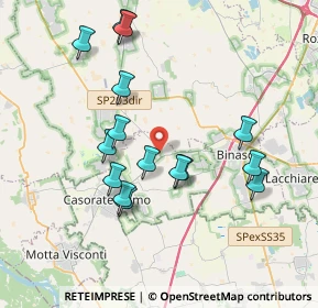 Mappa Via Guglielmo Marconi, 20080 Vernate MI, Italia (3.67133)