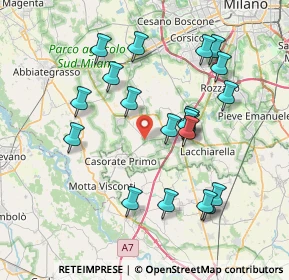 Mappa Via Guglielmo Marconi, 20080 Vernate MI, Italia (7.569)
