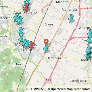 Mappa Via Giacomo Matteotti, 35020 Due Carrare PD, Italia (3.2065)
