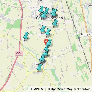 Mappa Via Forette, 37068 Vigasio VR, Italia (1.906)