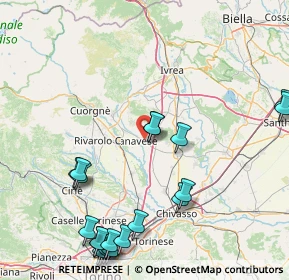 Mappa 10090 San Giorgio Canavese TO, Italia (21.495)