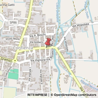 Mappa Corso Vittorio Emanuele II, 60, 27030 Confienza, Pavia (Lombardia)