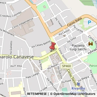 Mappa Via San Francesco D'Assisi, 5, 10086 Rivarolo Canavese, Torino (Piemonte)