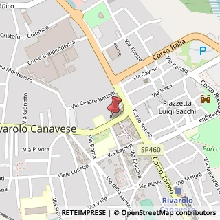 Mappa Via San Francesco D'Assisi, 29, 10086 Rivarolo Canavese, Torino (Piemonte)