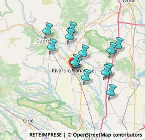 Mappa Vicolo Convento, 10086 Rivarolo Canavese TO, Italia (5.95462)