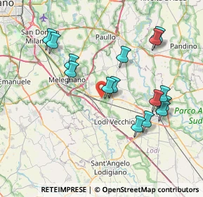 Mappa Via Ferdinando Bocconi, 26838 Tavazzano con Villavesco LO, Italia (7.606)