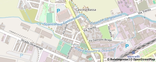 Mappa Vercelli
