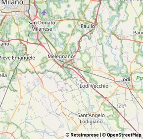Mappa 20070 San Zenone al Lambro MI, Italia (7.9515)