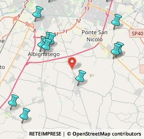 Mappa Via Gioacchino Rossini, 35020 Albignasego PD, Italia (6.5055)
