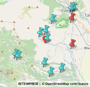 Mappa Regione Ceretto Piano, 10084 Forno Canavese TO, Italia (4.46923)