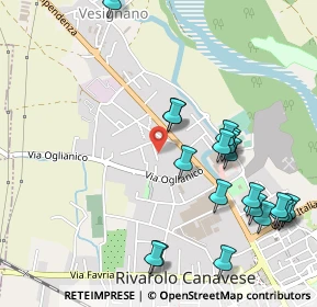 Mappa VIA FRANCESCO, 10086 Rivarolo Canavese TO, Italia (0.592)