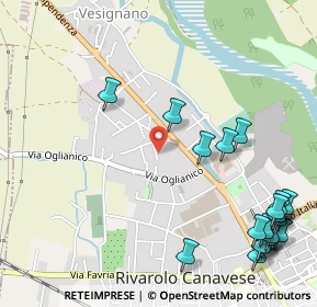 Mappa VIA FRANCESCO, 10086 Rivarolo Canavese TO, Italia (0.734)