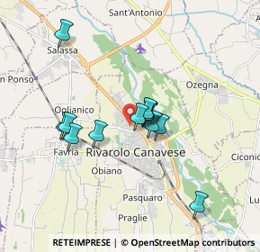 Mappa VIA FRANCESCO, 10086 Rivarolo Canavese TO, Italia (1.4125)