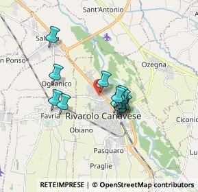 Mappa VIA FRANCESCO, 10086 Rivarolo Canavese TO, Italia (1.25692)