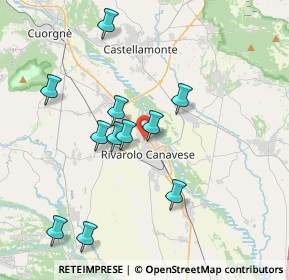 Mappa VIA FRANCESCO, 10086 Rivarolo Canavese TO, Italia (3.67091)