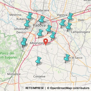 Mappa Via Risorgimento, 35020 Albignasego PD, Italia (8.21846)