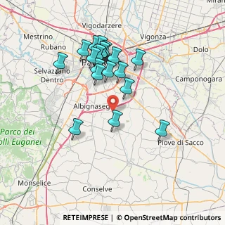 Mappa Via Risorgimento, 35020 Albignasego PD, Italia (6.878)