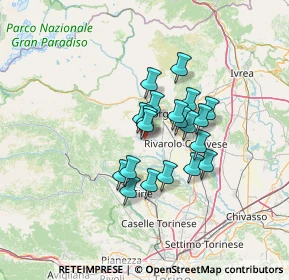 Mappa Borgata Massucco, 10084 Forno Canavese TO, Italia (9.4105)